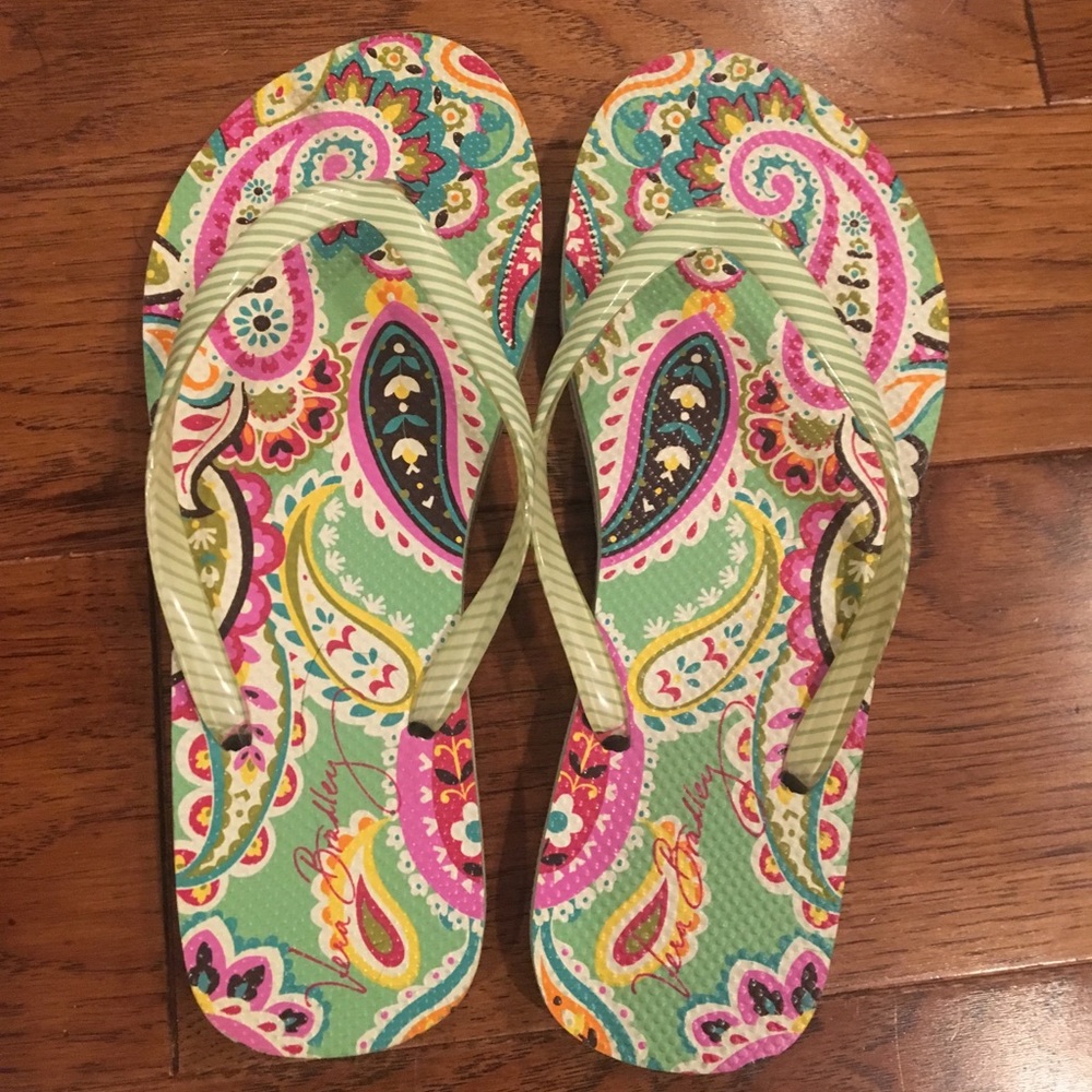 Vera Bradley Flip Flops NWOT